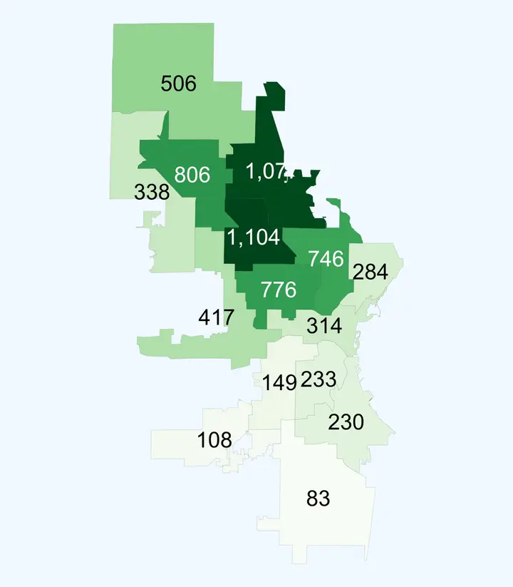 Total houses owned by an out-of-state landlord, September 2022